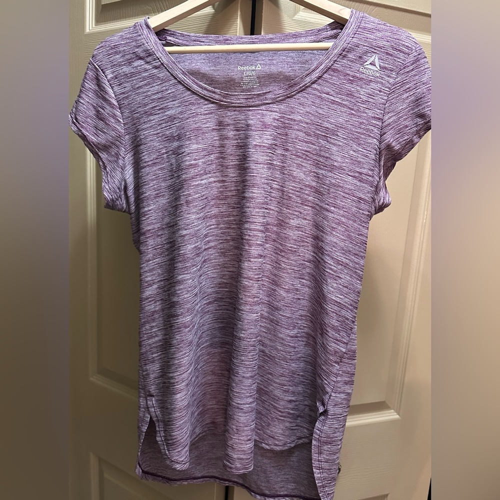 Reebok Women's Heathered Purple Tee